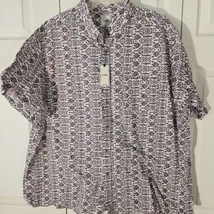 Sz 3XB Rowm southwest short sleeve shirt New